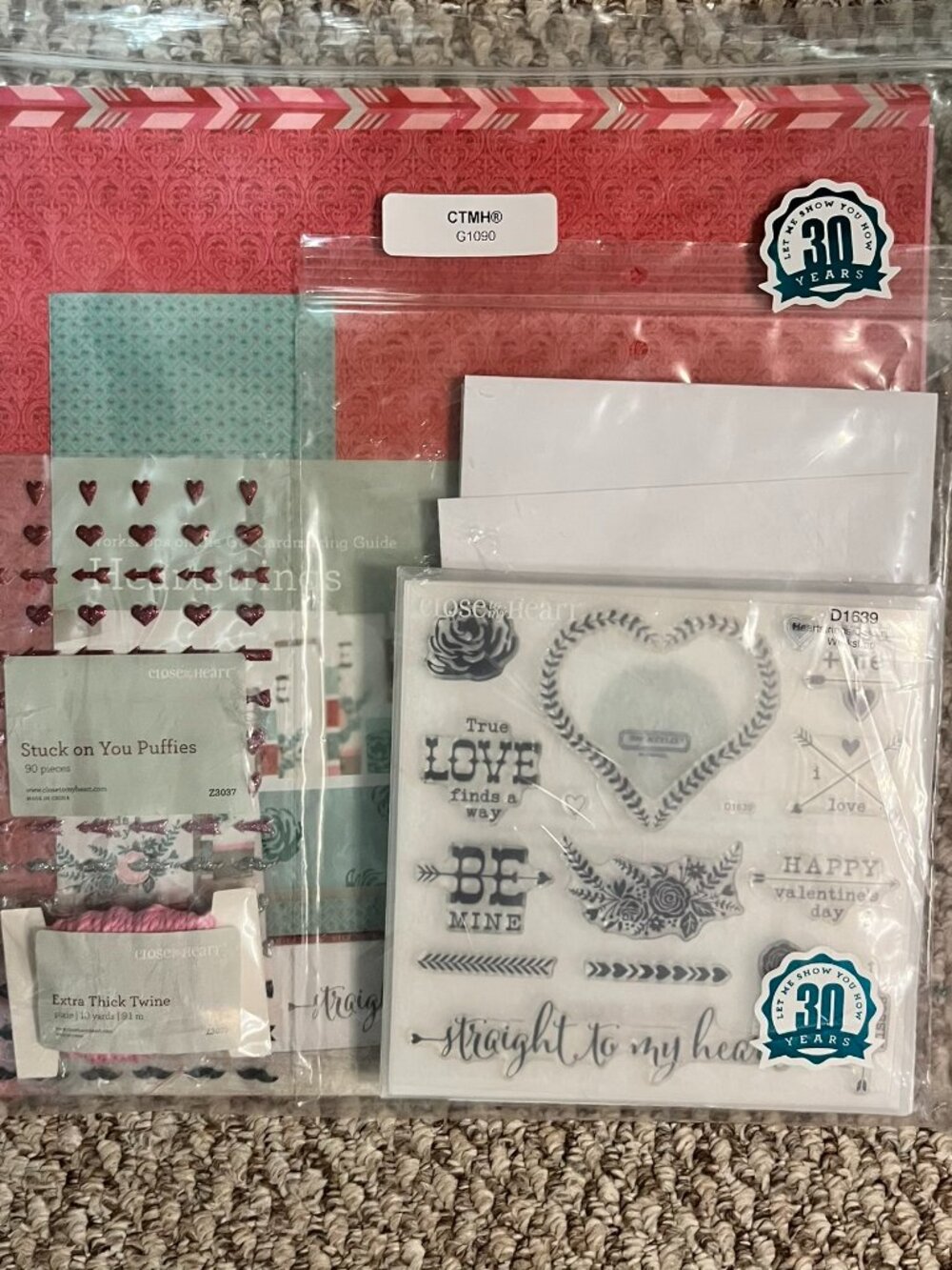 CTMH Close To My Heart Workshops on the Go Heartstrings Cardmaking Kit G1090